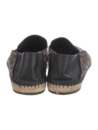 Fendi Zucca FF Logo Canvas Espadrilles