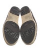 Fendi Zucca FF Logo Canvas Espadrilles