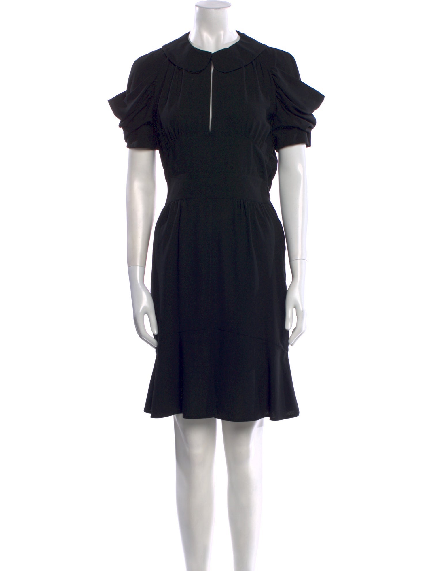 Fendi Crew Neck Knee-Length Dress