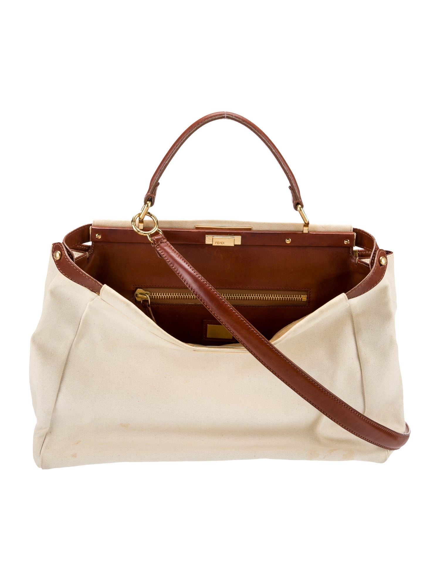 Fendi Canvas Peekaboo Large