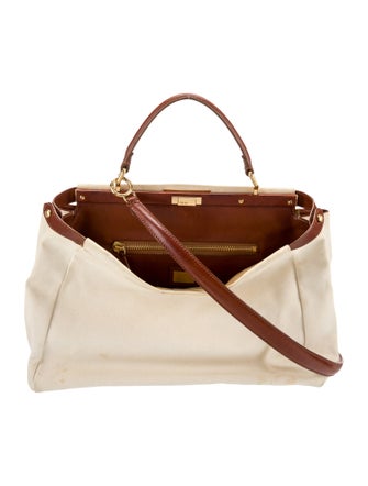 Fendi Canvas Peekaboo Large