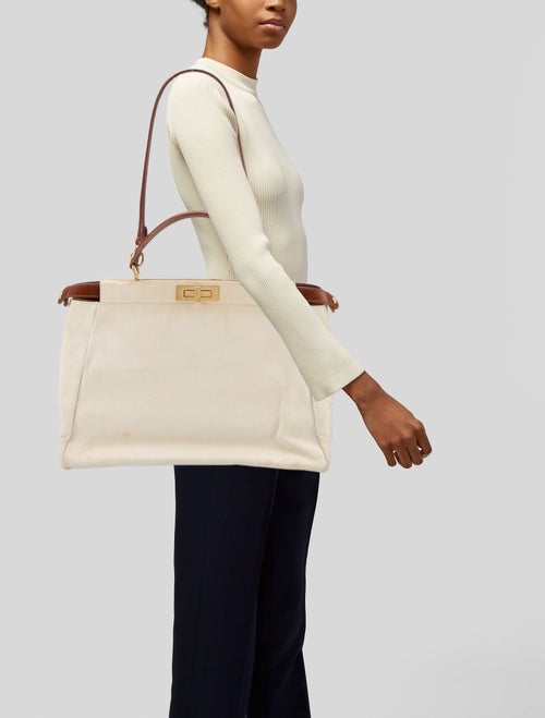 Fendi Canvas Peekaboo Large