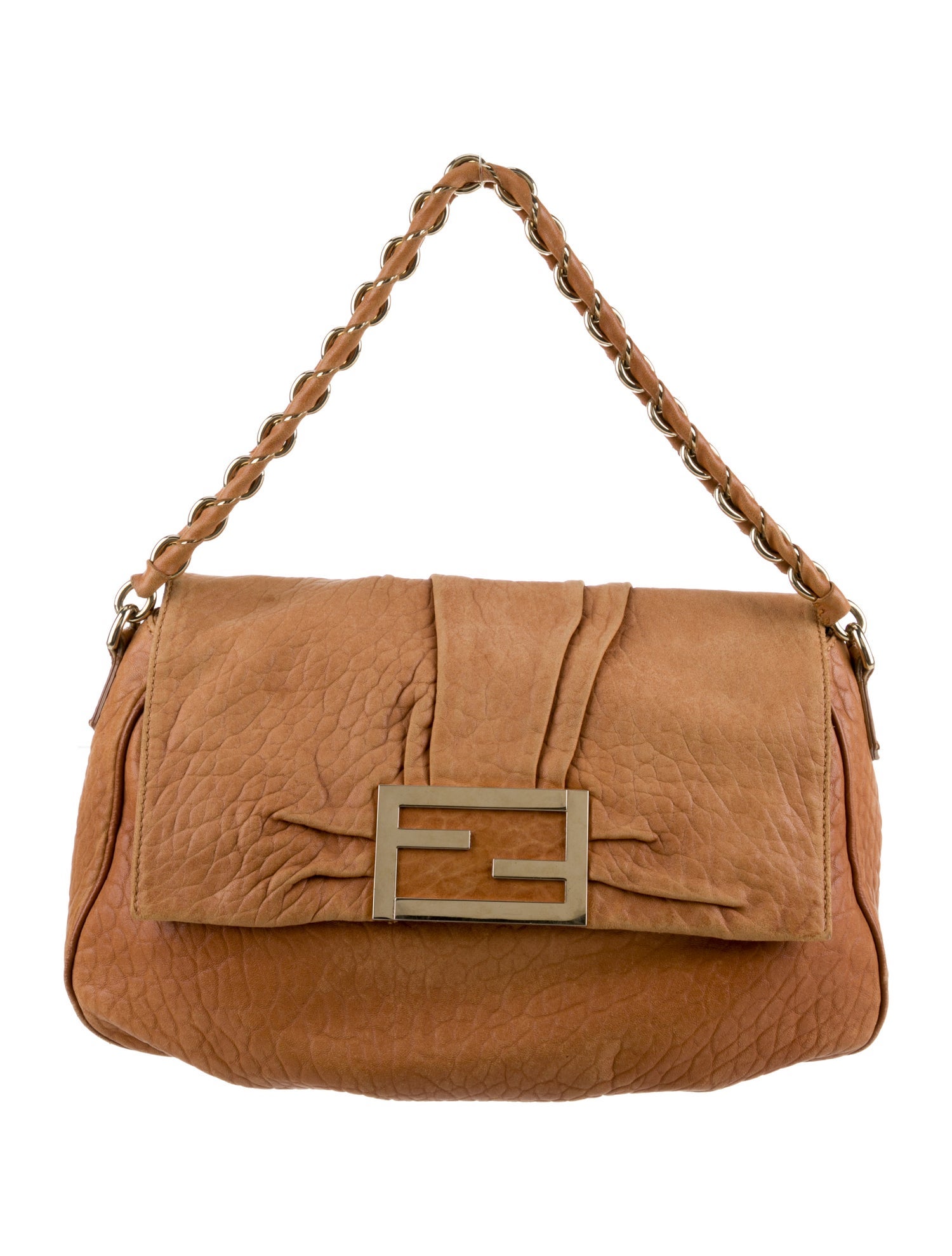 Fendi Leather Top Handle Bag
