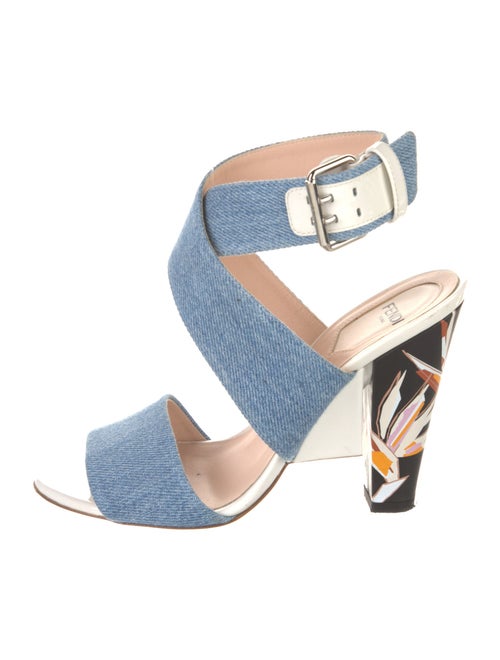 Fendi Denim Sandals