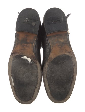 Fendi Leather Whipstitch Trim Riding Boots