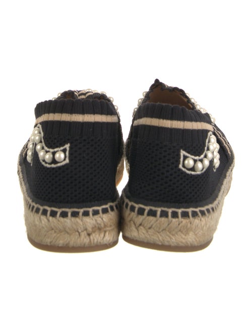 Fendi Printed Beaded Accents Espadrilles