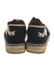 Fendi Printed Beaded Accents Espadrilles