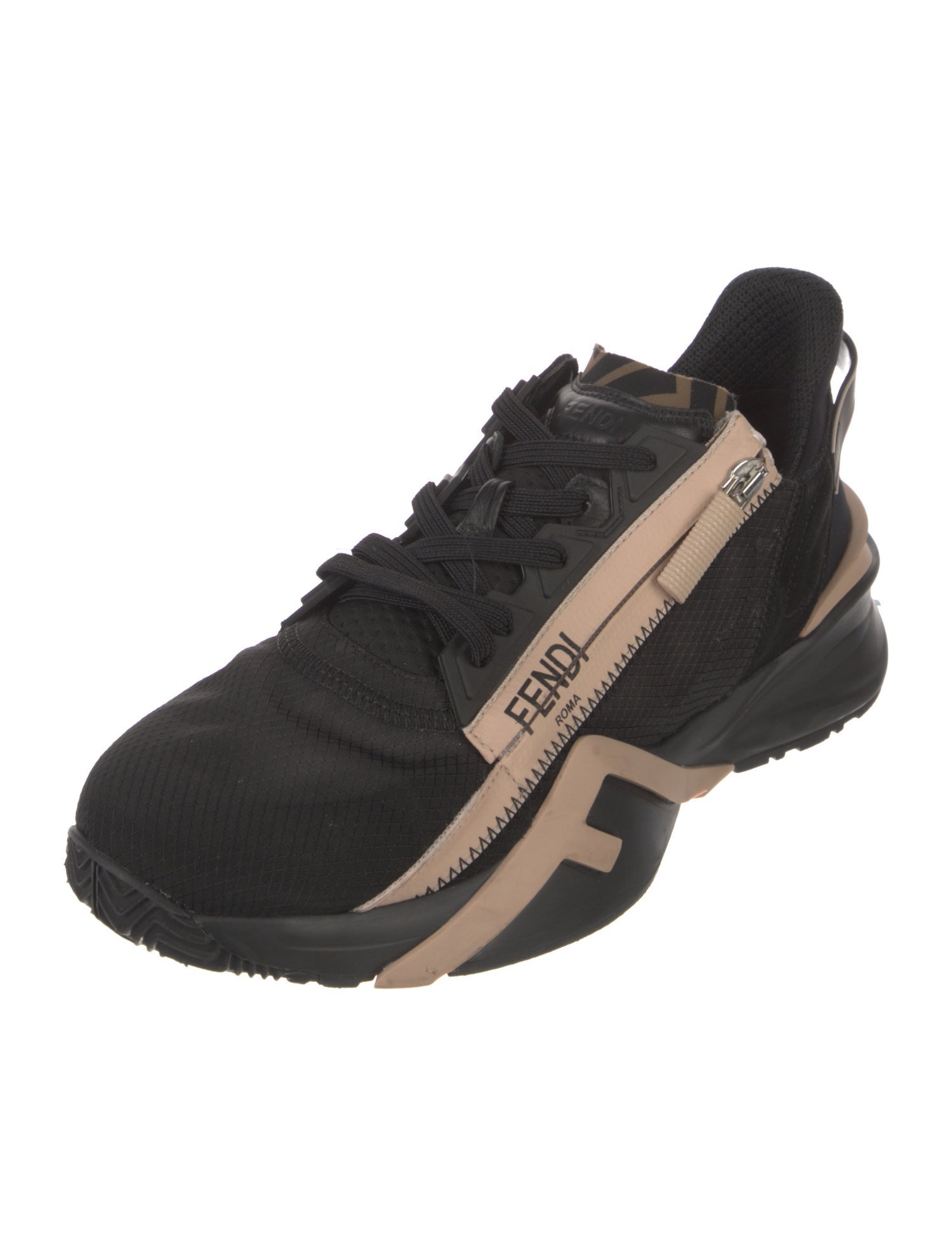 Fendi Zucca FF Logo Nylon Sneakers