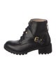 Fendi Leather Combat Boots