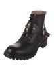 Fendi Leather Combat Boots