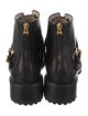 Fendi Leather Combat Boots