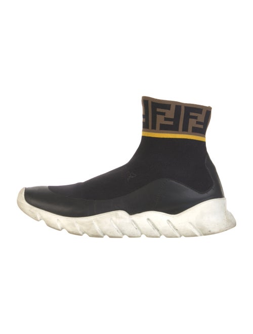 Fendi Zucca FF Logo Printed Sock Sneakers