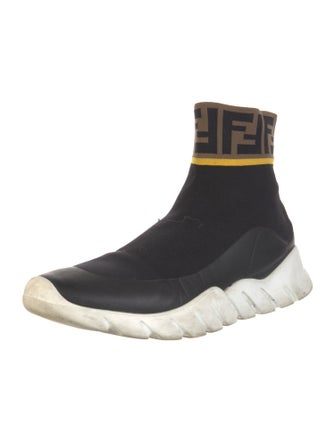Fendi Zucca FF Logo Printed Sock Sneakers