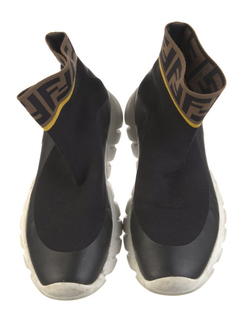 Fendi Zucca FF Logo Printed Sock Sneakers