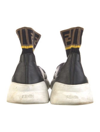 Fendi Zucca FF Logo Printed Sock Sneakers