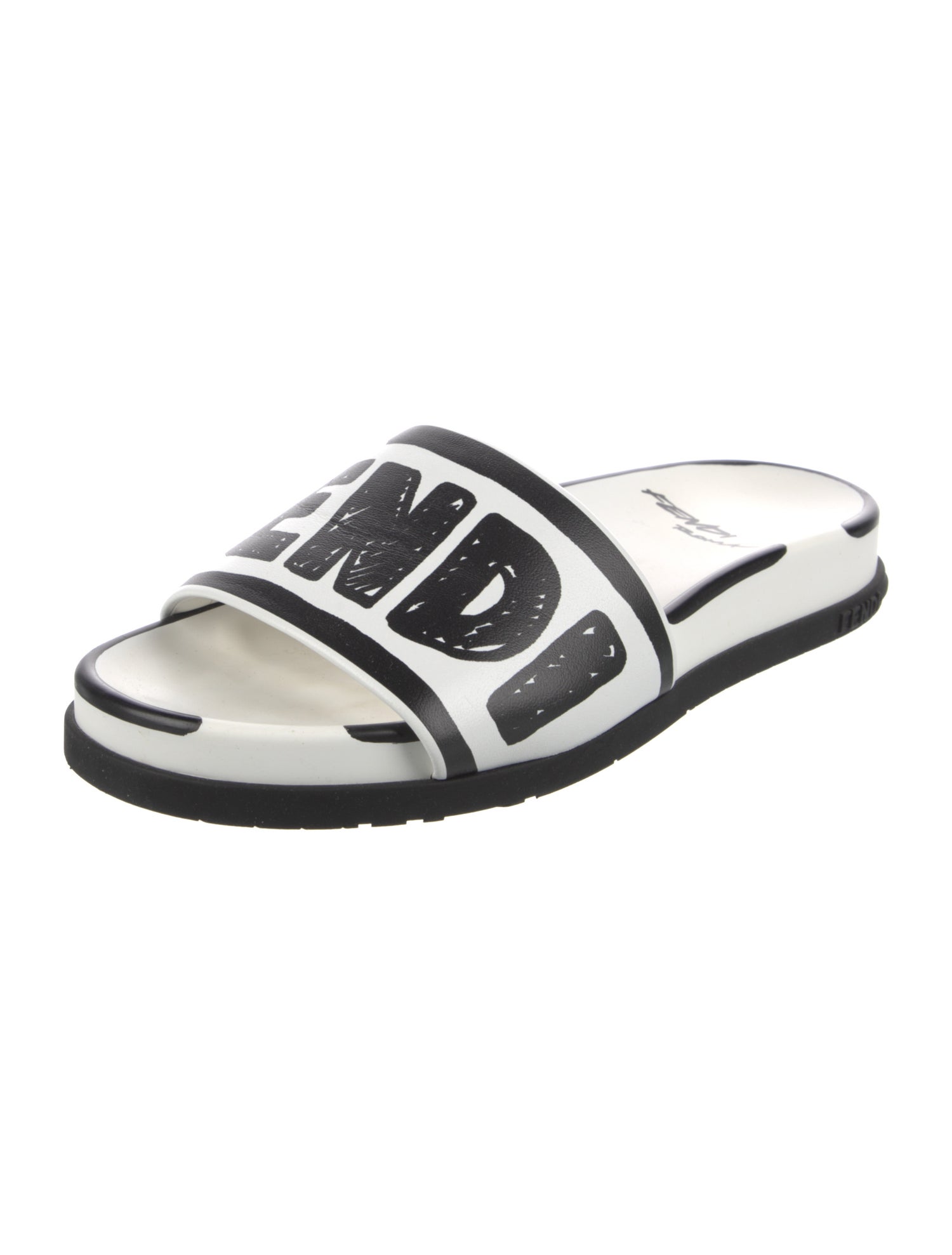Fendi Rubber Printed Slides