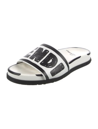 Fendi Rubber Printed Slides