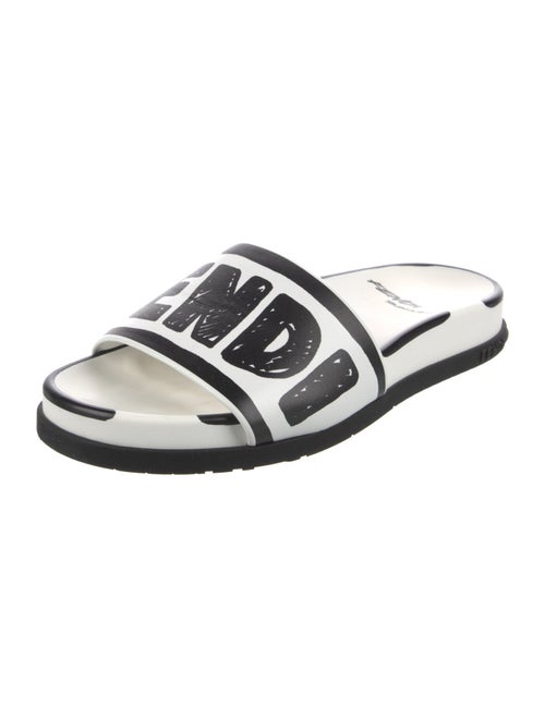 Fendi Rubber Printed Slides
