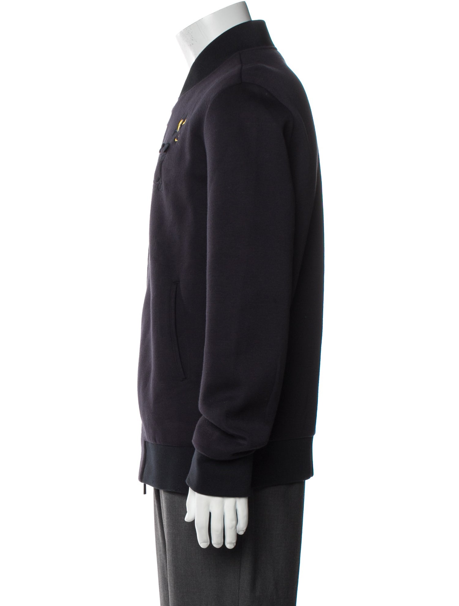 Fendi Monsters Motif Bomber Jacket