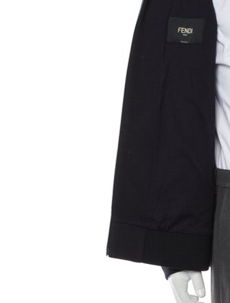 Fendi Monsters Motif Bomber Jacket