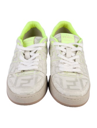 Fendi Canvas Printed Sneakers