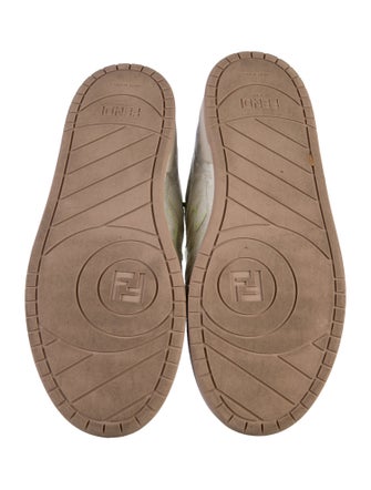 Fendi Canvas Printed Sneakers