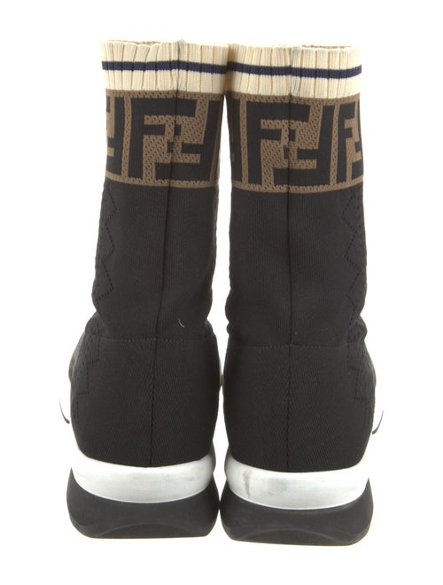 Fendi Zucca FF Logo Sock Sneakers