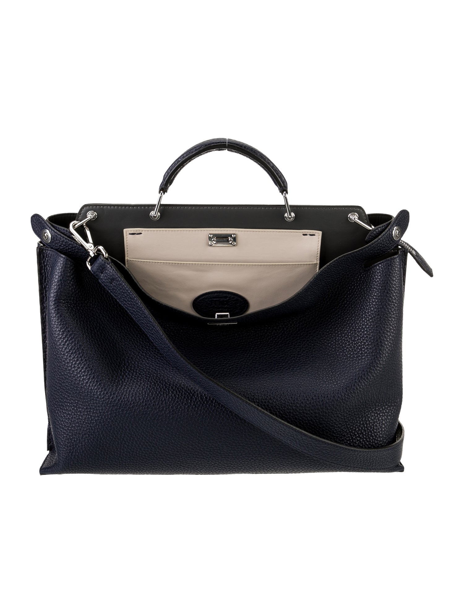 Fendi Leather Peekaboo Large