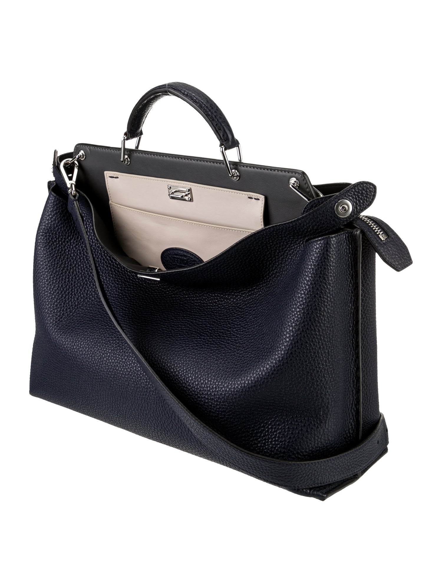 Fendi Leather Peekaboo Large