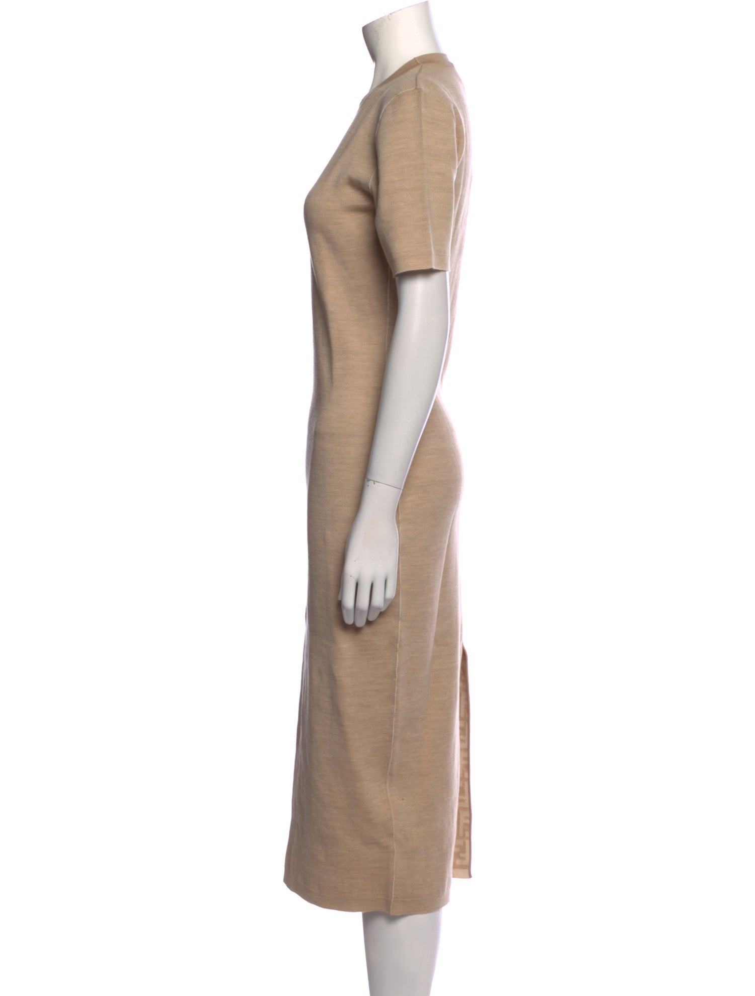 Fendi Wool Midi Length Dress