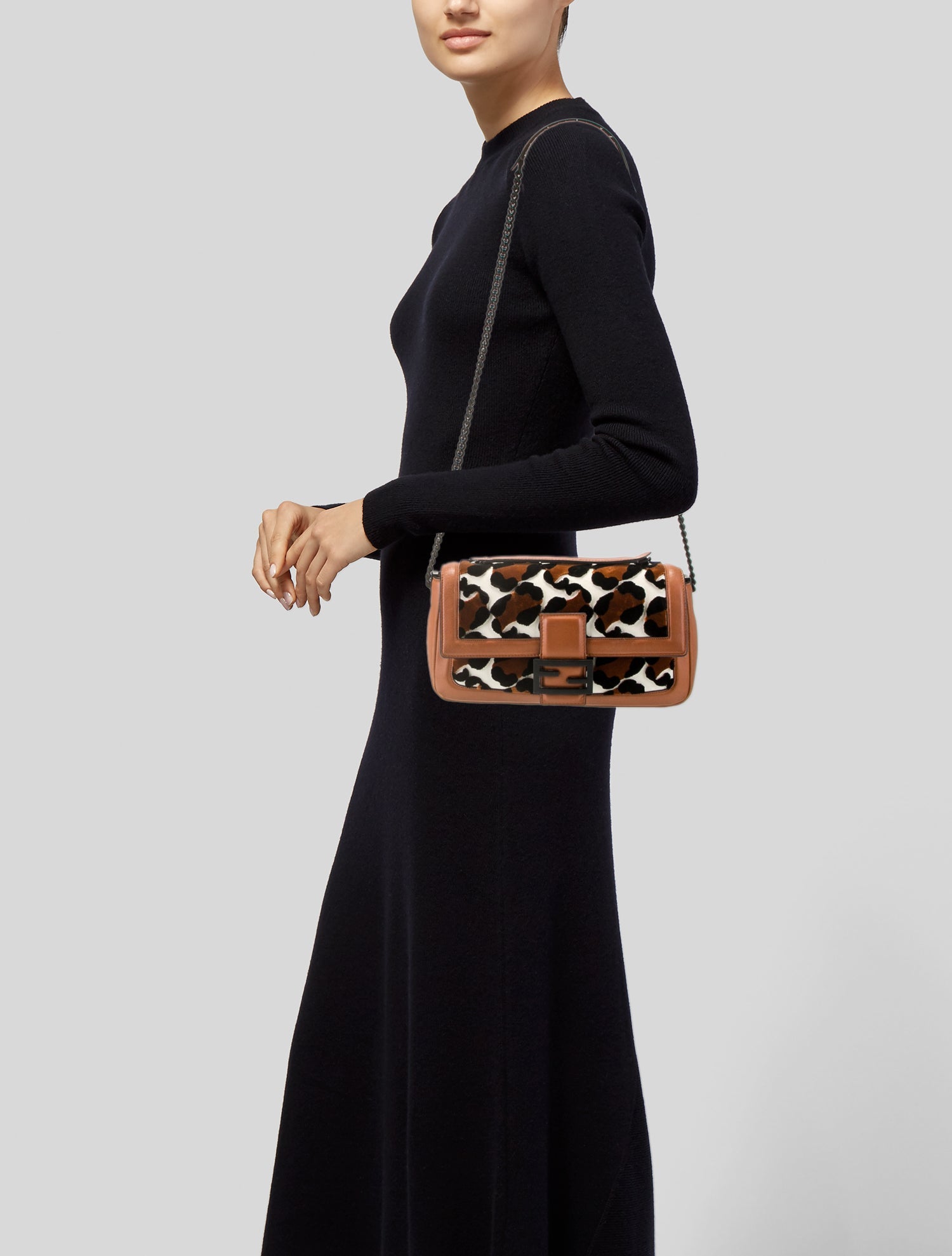 Fendi Calf Leather Baguette