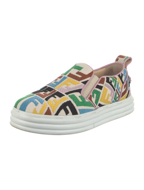 Fendi Zucca FF Logo Canvas Sneakers