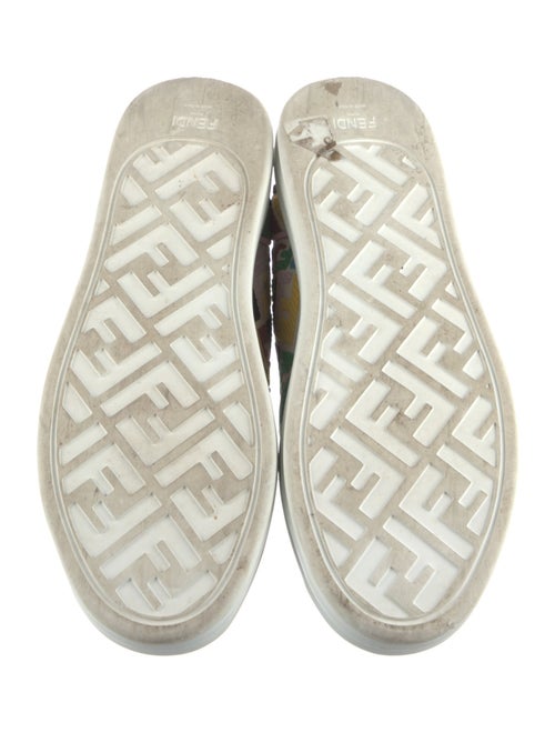 Fendi Zucca FF Logo Canvas Sneakers