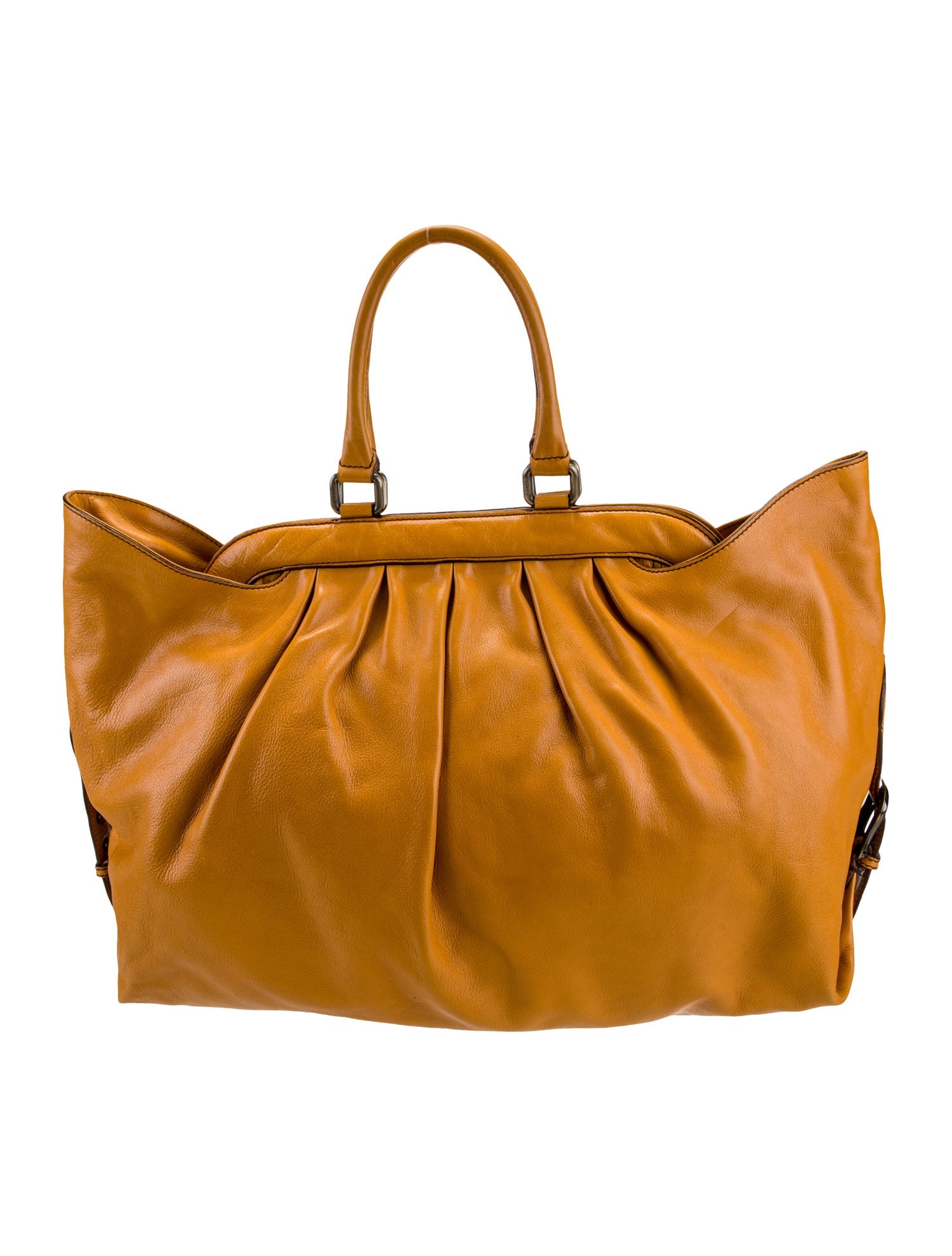 Fendi Leather Top Handle Bag Vintage