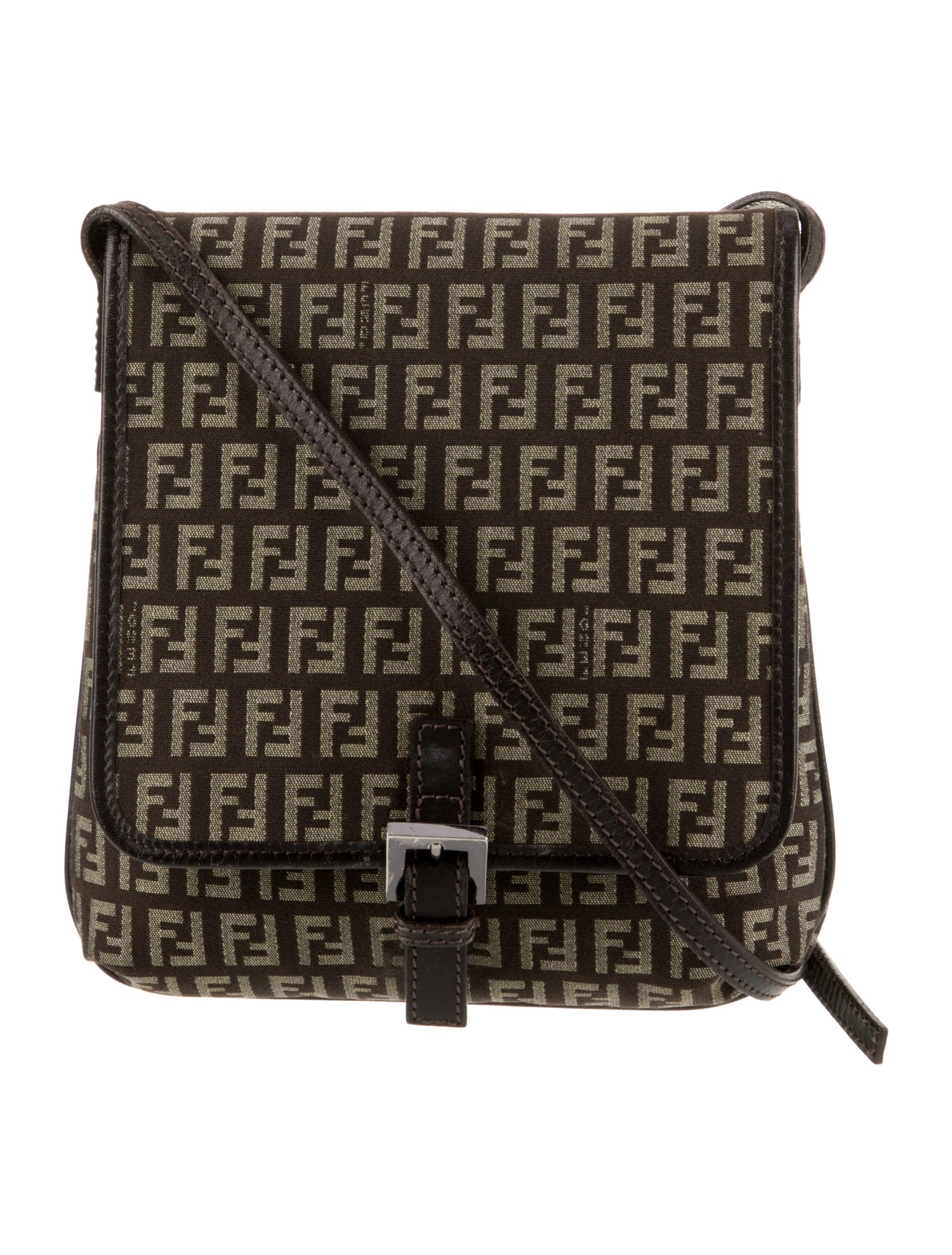 Fendi Zucchino FF Messenger Bag