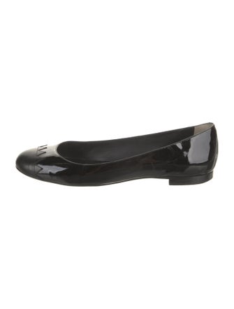 Fendi Patent Leather Ballet Flats