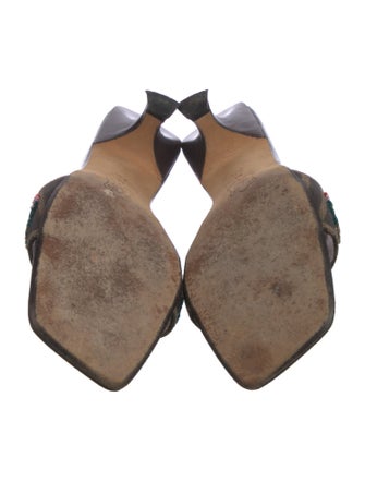 Fendi Zucca FF Logo Printed Slides