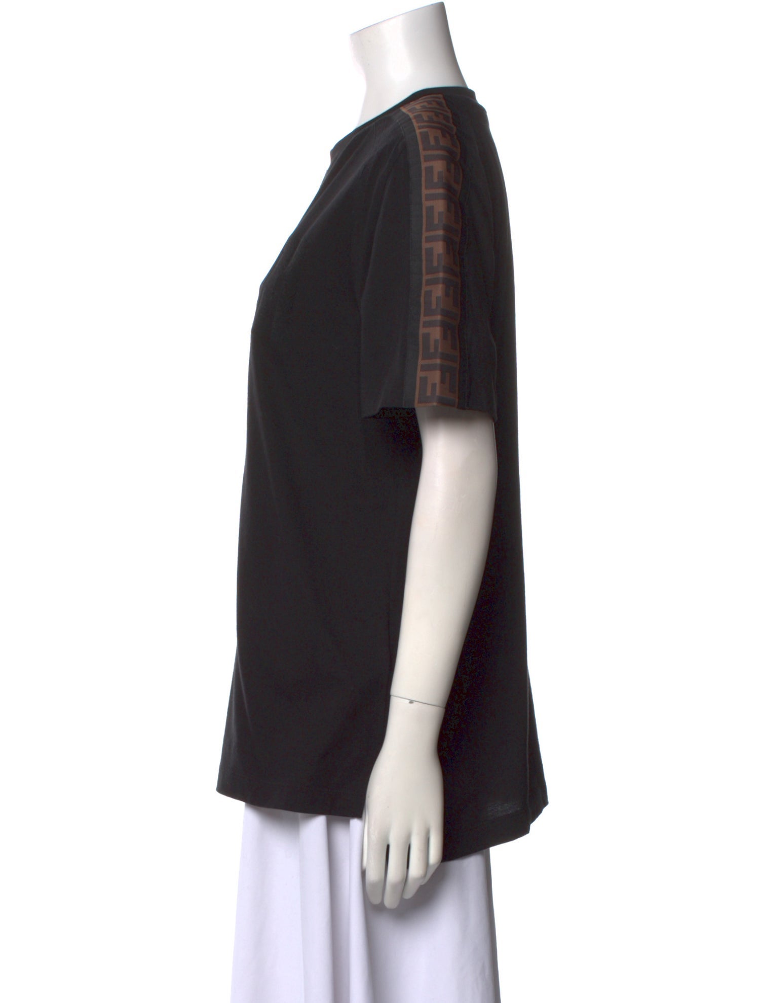 Fendi Crew Neck Short Sleeve T-Shirt