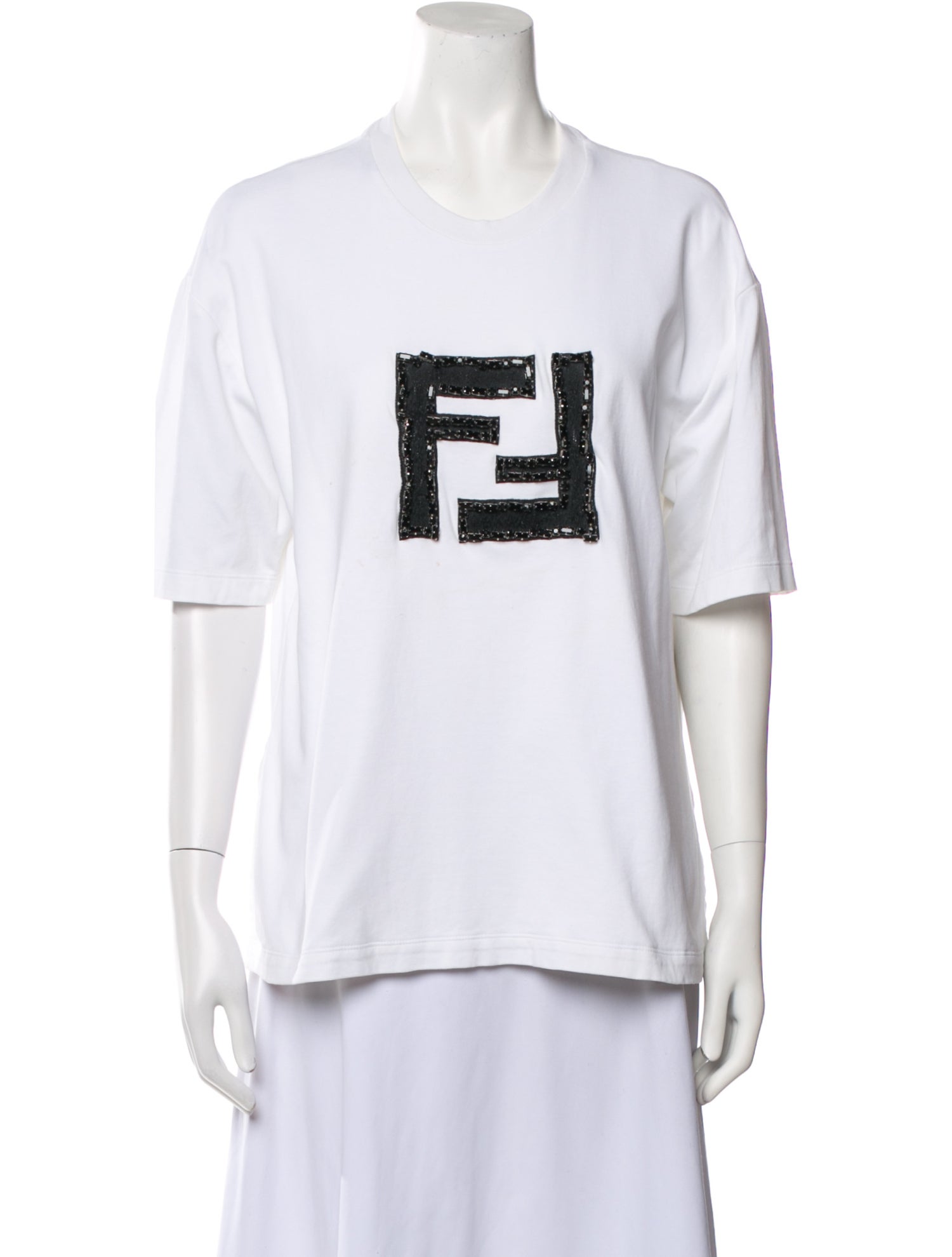 Fendi Graphic Print Crew Neck T-Shirt