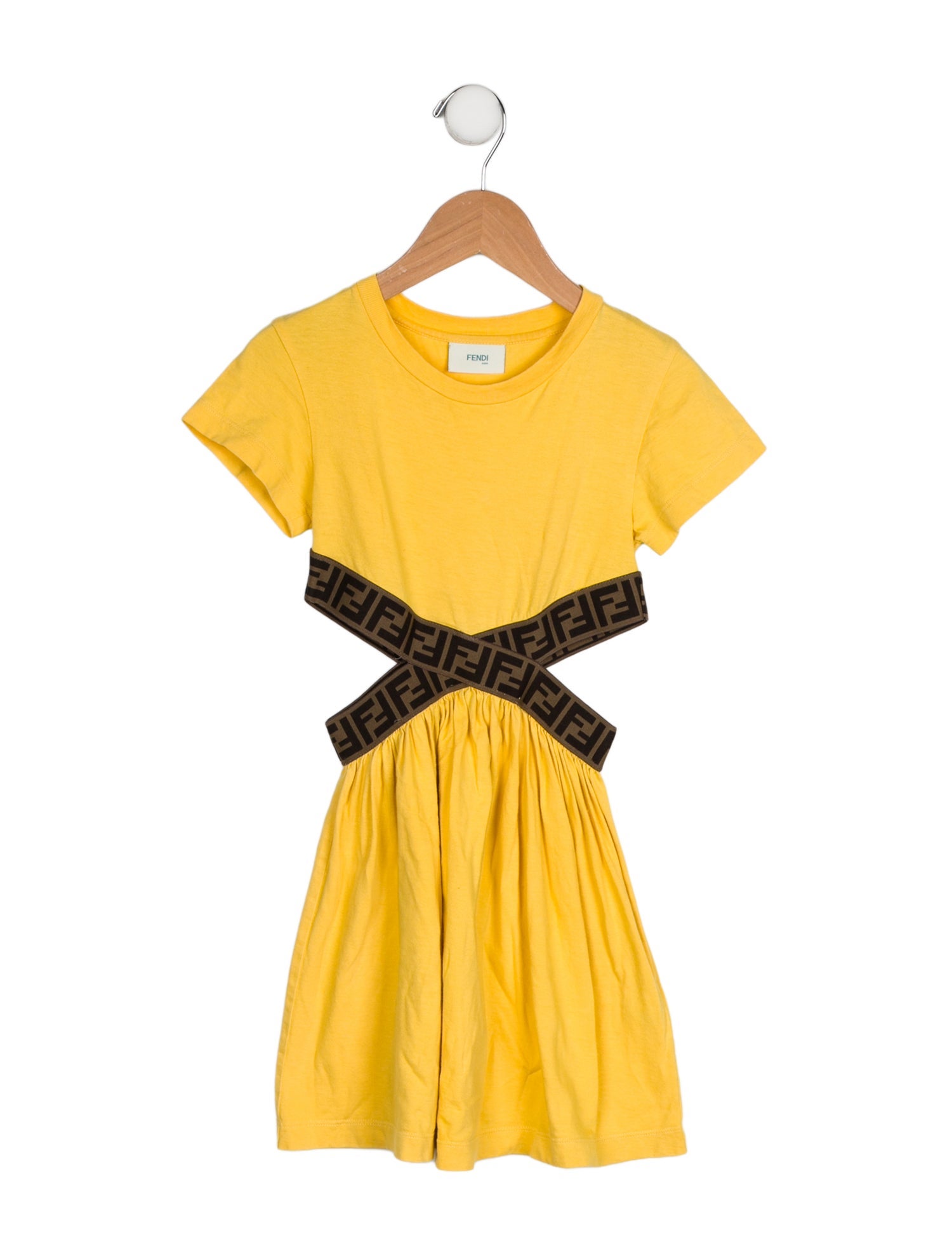 Fendi FF Zucca Trim Dress