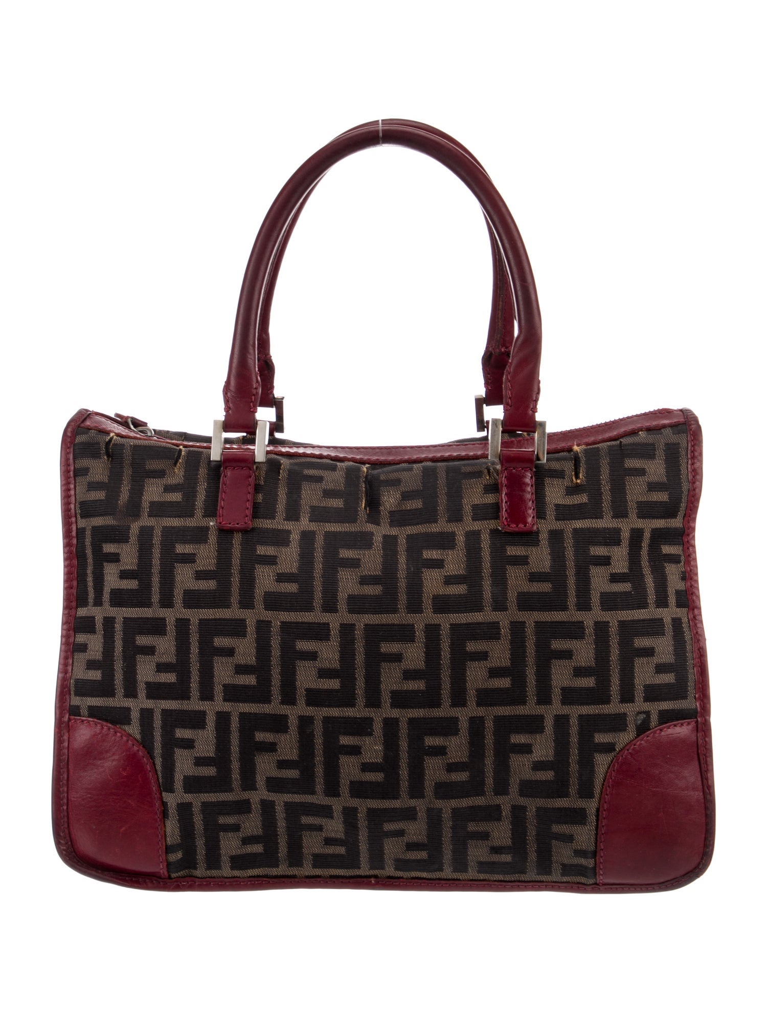 Fendi Zucca FF Top Handle Bag