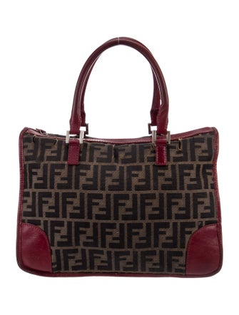 Fendi Zucca FF Top Handle Bag