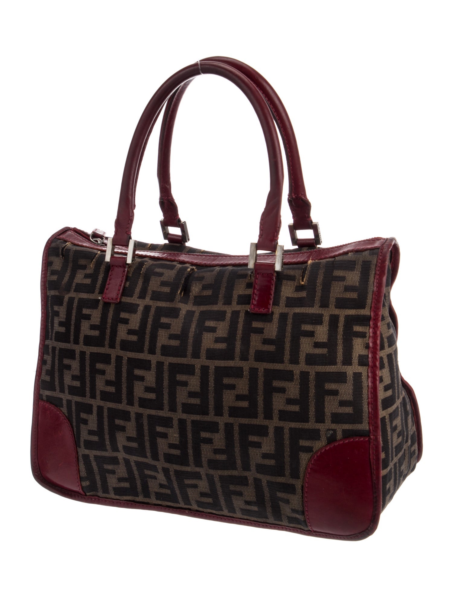 Fendi Zucca FF Top Handle Bag