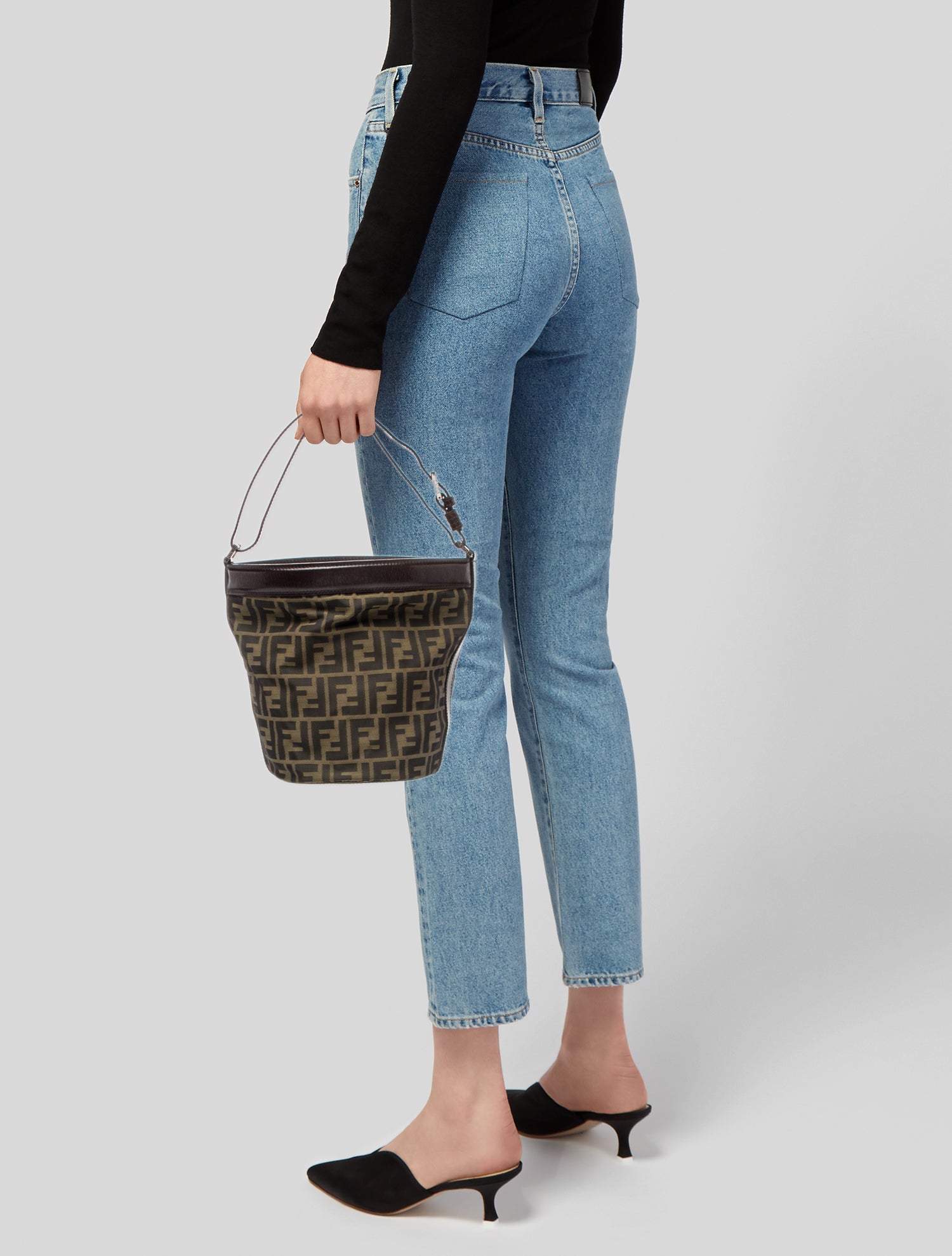 Fendi Zucca FF Bucket Bag Vintage