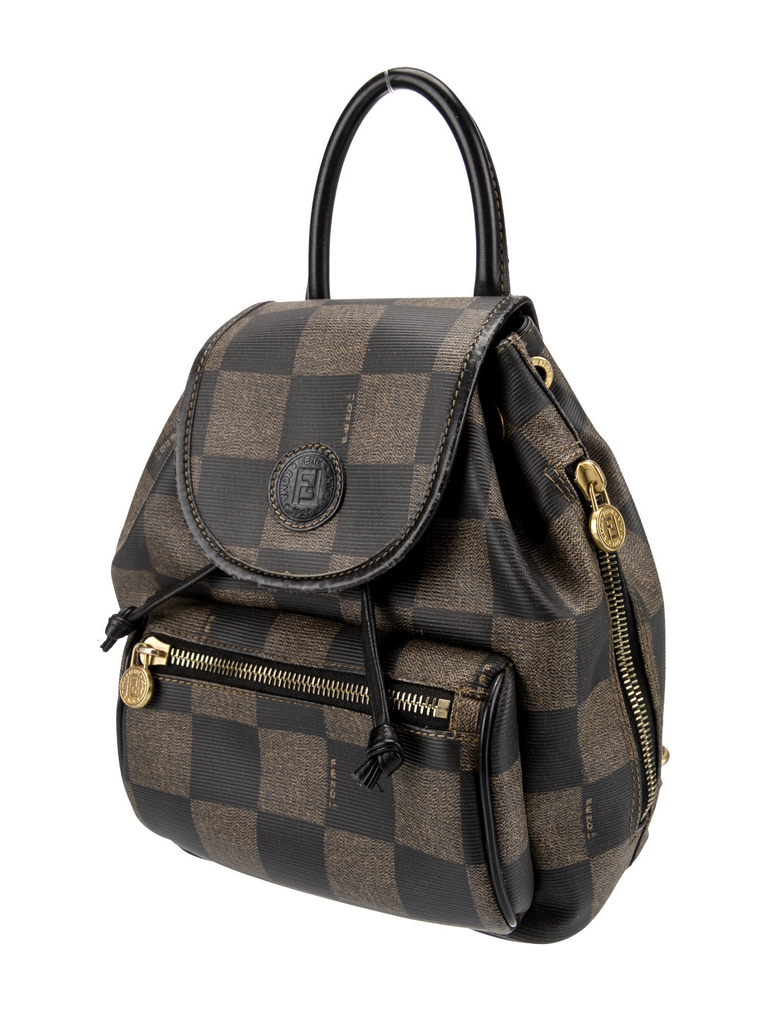 Fendi Fendi Stamp Backpack Mini Vintage
