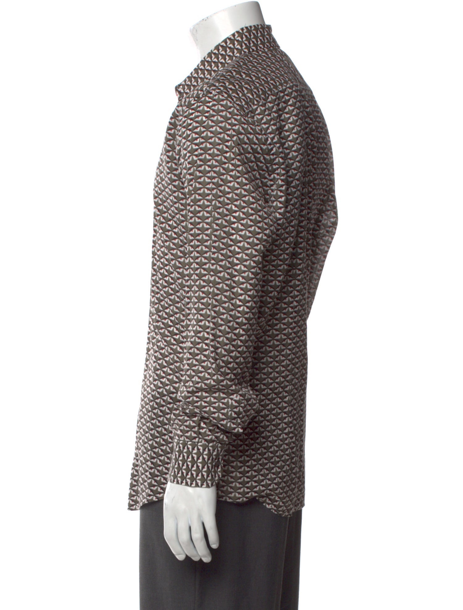 Fendi Monsters Motif Long Sleeve Jersey