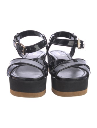 Fendi Rubber Slingback Sandals