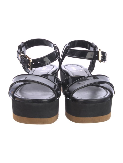 Fendi Rubber Slingback Sandals