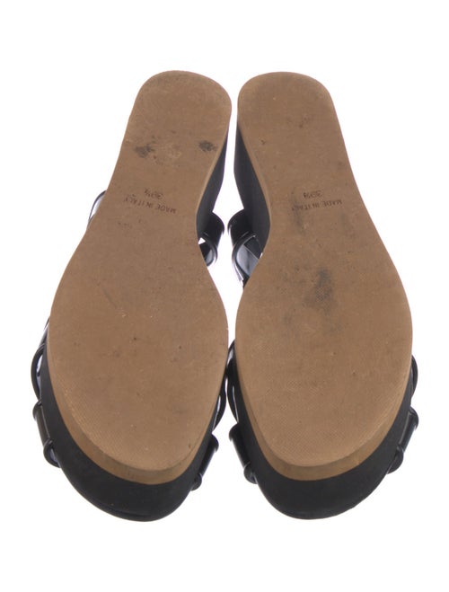 Fendi Rubber Slingback Sandals