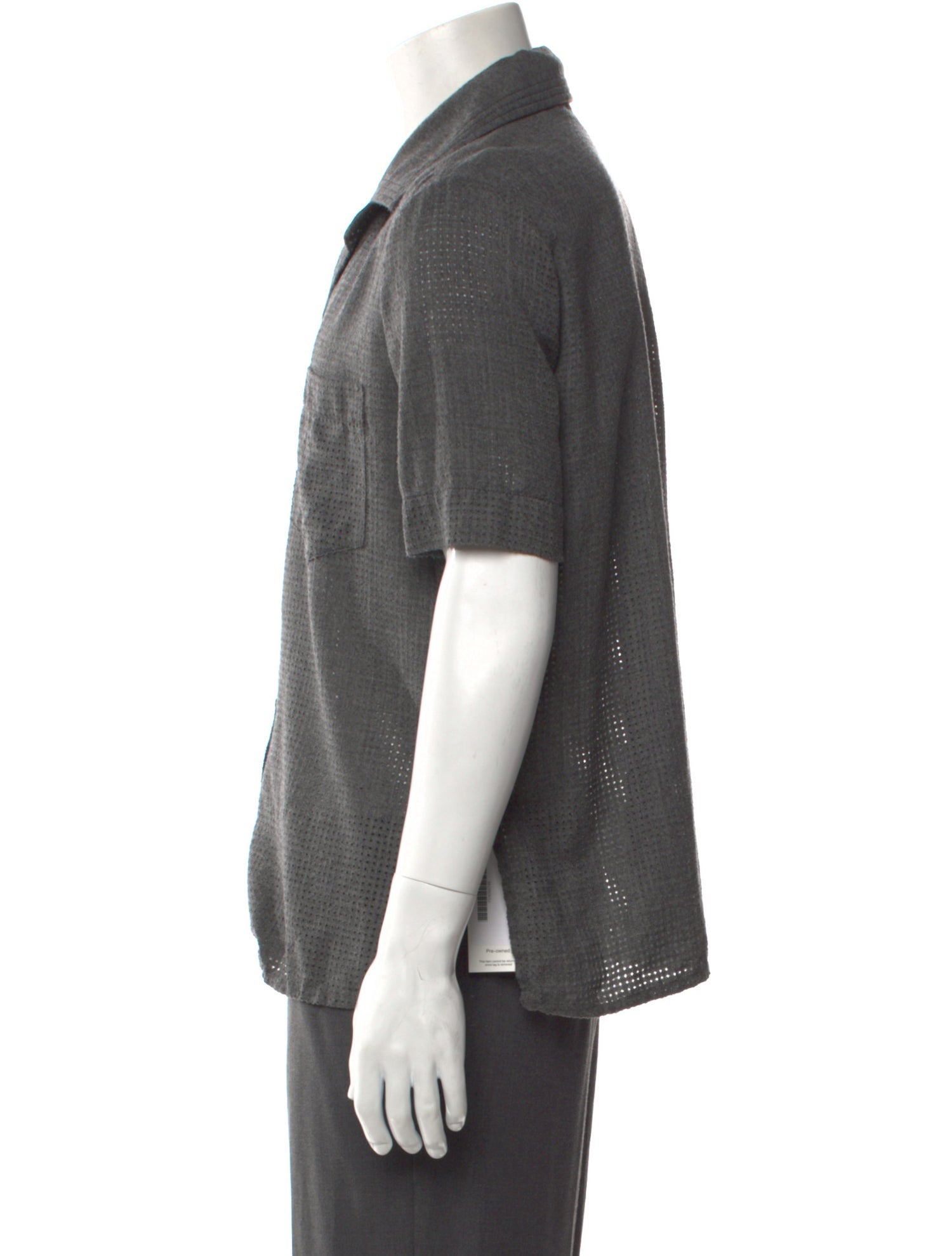 Fendi Wool Short Sleeve Shirt